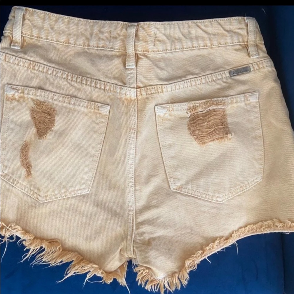 KanCan Washed High Rise Short - Picture 3 of 4